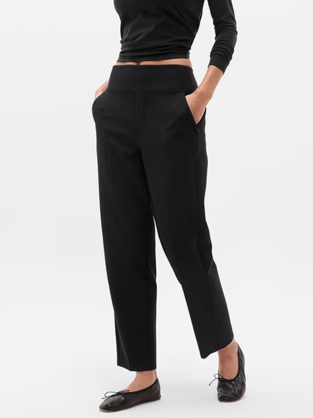 Athleta Black Endless High Rise Pant Size 8